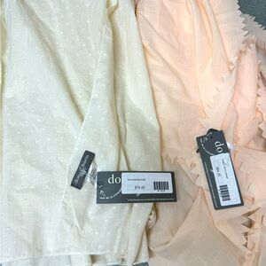 Two Donni Charm Scarves. Dot Charmed and Swank  Donni. New with tags